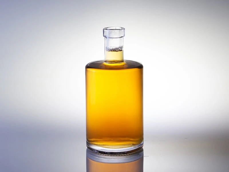 500ml hot selling cylindrical glass bottle